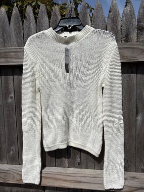 French Connection small classic cream light sweater. NWT!!
